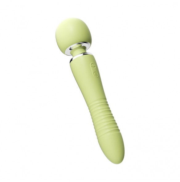 MizzZee - YinHuan Thrusting Heating Vibration AV Wand (Chargeable - Green) MizzZee - YinHuan Thrusting Heating Vibration AV Wand (Chargeable - Green)